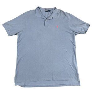 Polo by Ralph Lauren Mens 100% Cotton Blue Polo Shirt Sz XXL